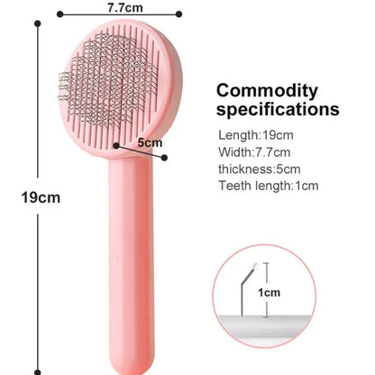 Borstel voor de vacht